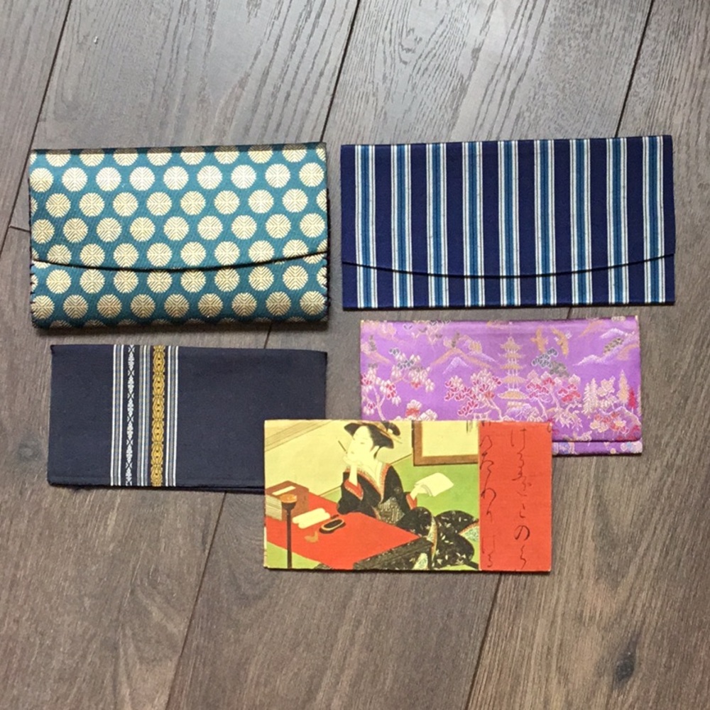 Bundle of 5 Japanese wallets